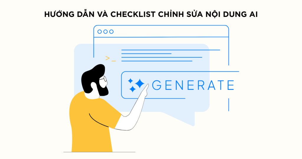 Hướng dẫn và checklist chỉnh sửa, biên tập nội dung tạo ra bởi AI 1 1