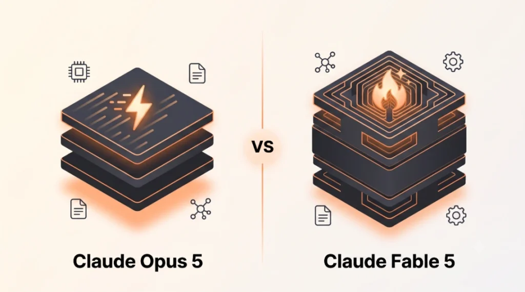 So sánh Claude Opus 5 So với Claude Fable 5: Nên dùng mô hình nào của Anthropic? Claude Opus 5 So voi Claude Fable 5
